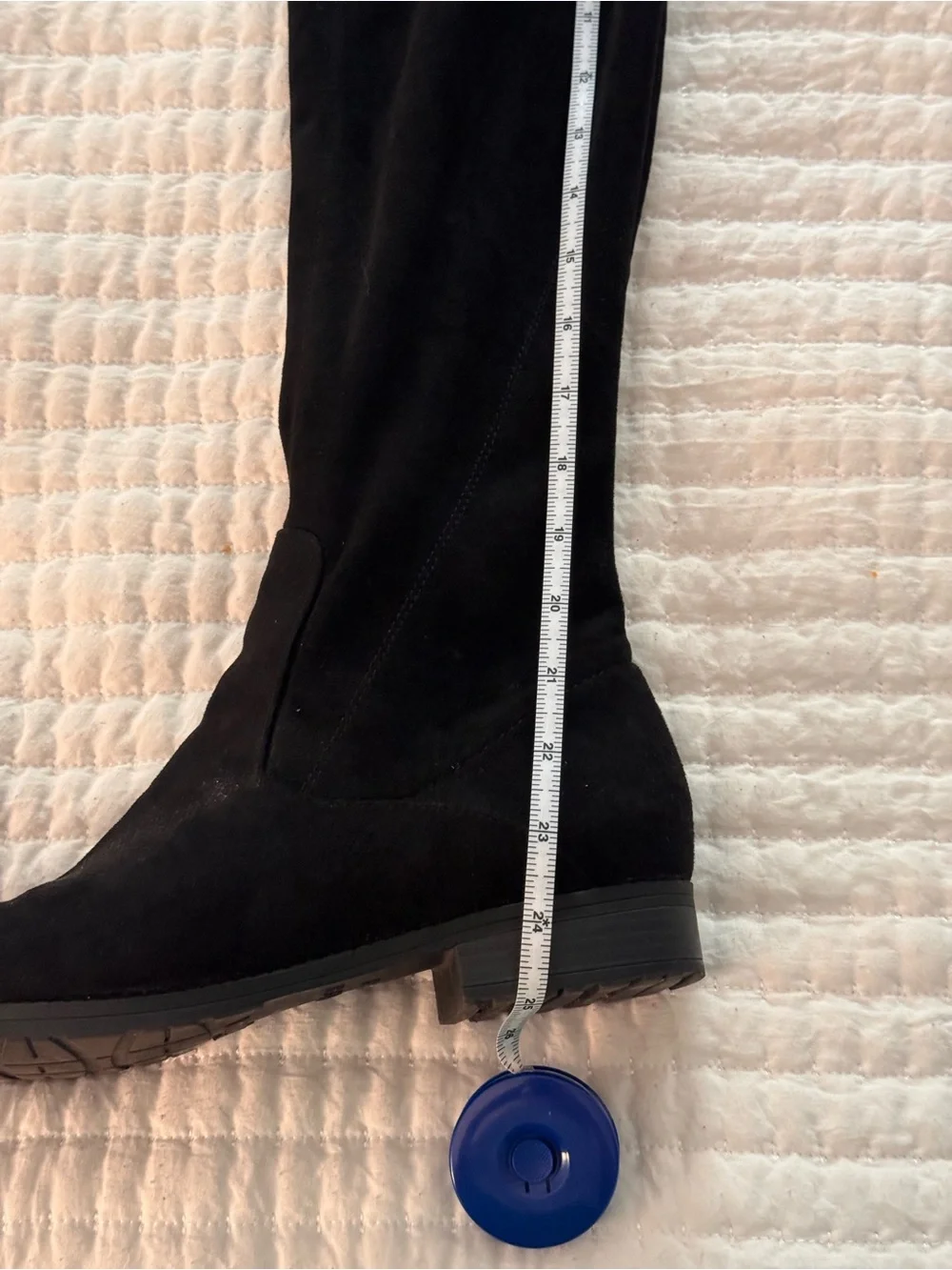 Unisa black suede over-the-knee boots- Size 10M